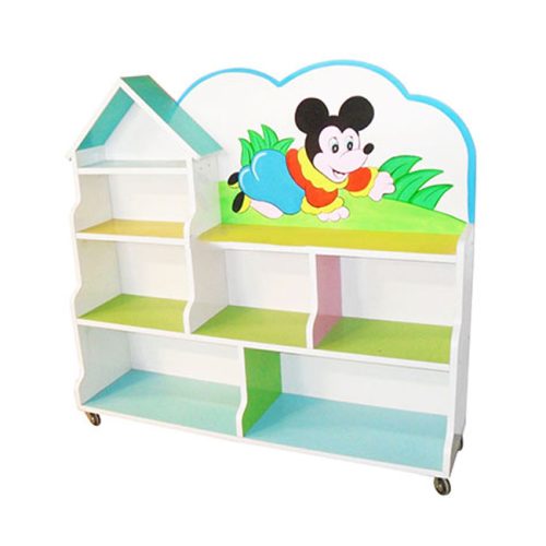 Kệ để đồ chơi mầm non gỗ